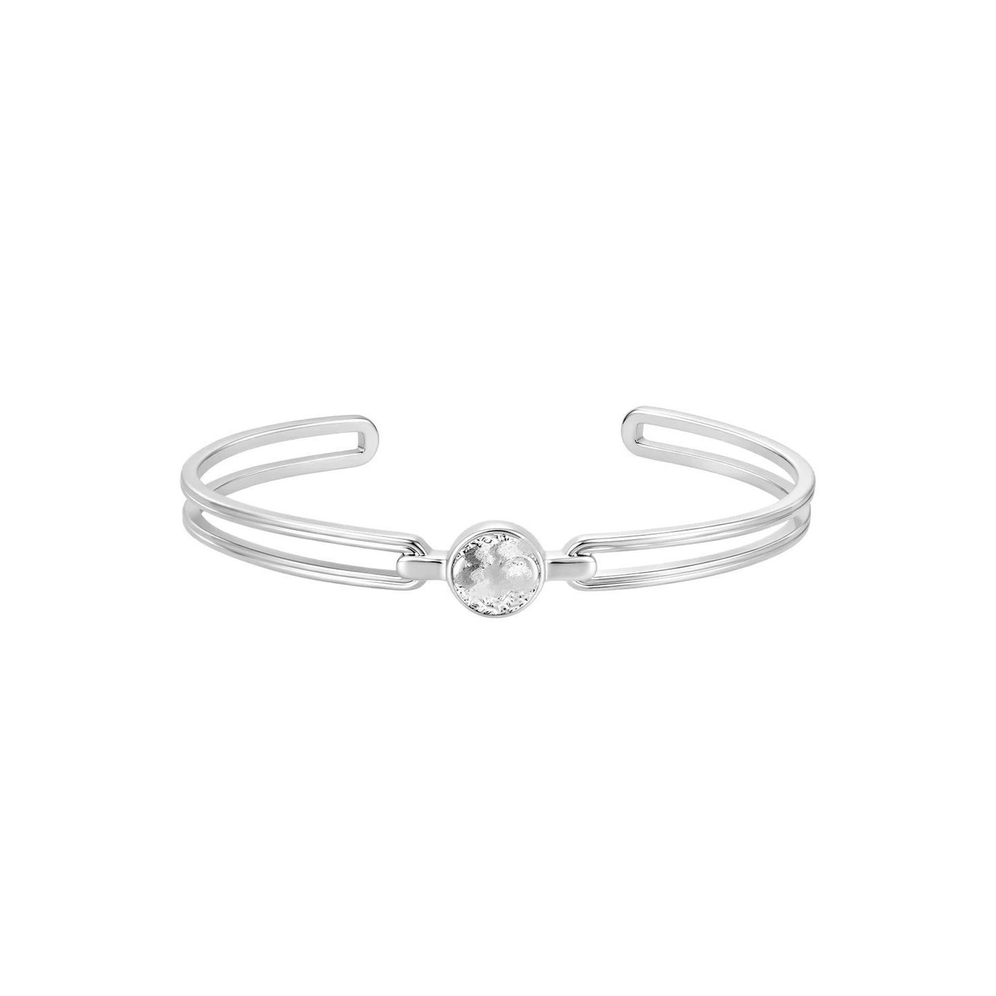 Flower-de-luce Embossed Coin Female Light Luxury Design Bracelets