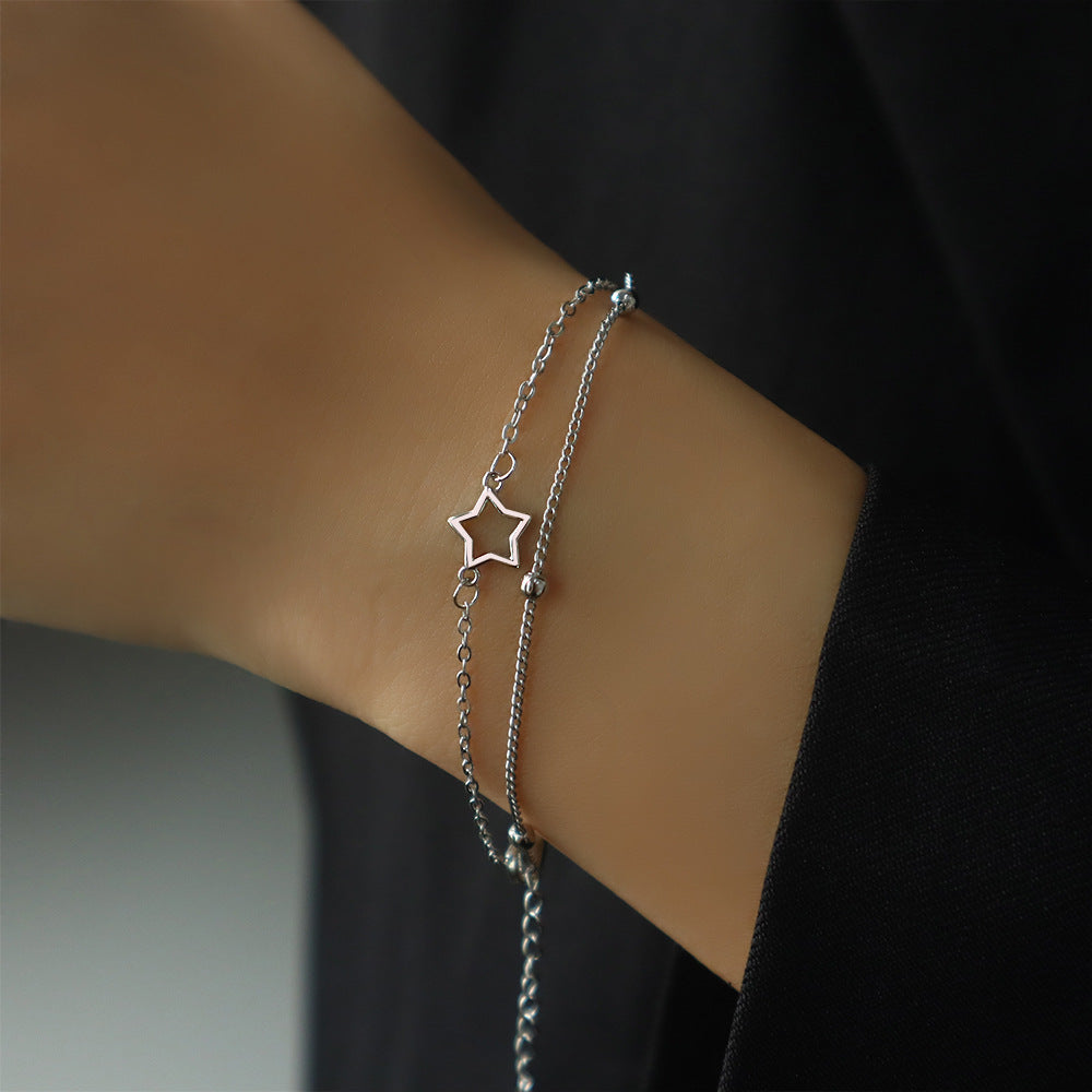 Loving Heart Female Temperament Design Girlfriends Bracelet