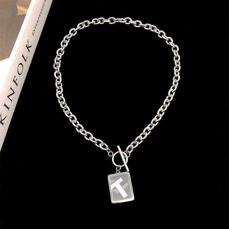 Accessories Exaggerated Metal Heart Pendant Female Fashion Necklaces