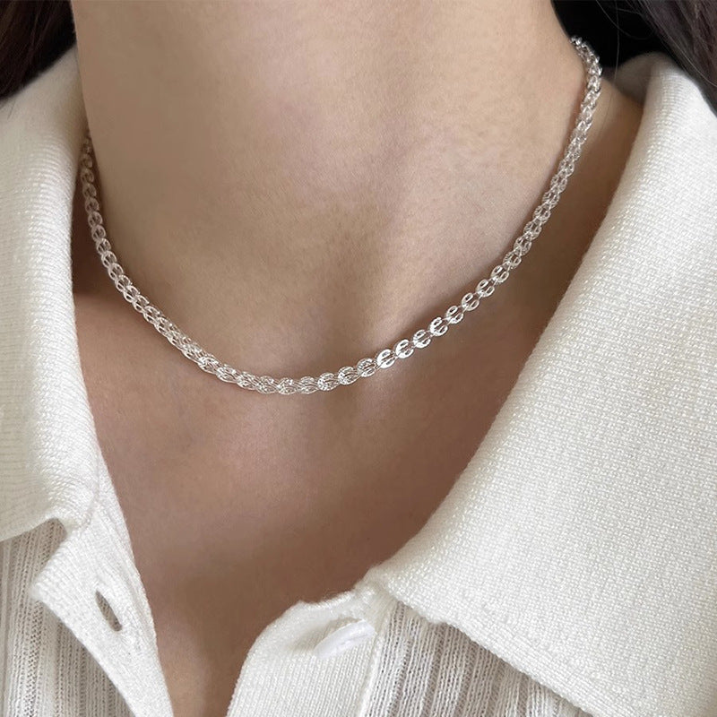 Women's Flash Wheat Chain Fashion Simple Grace Personality Bright Necklaces
