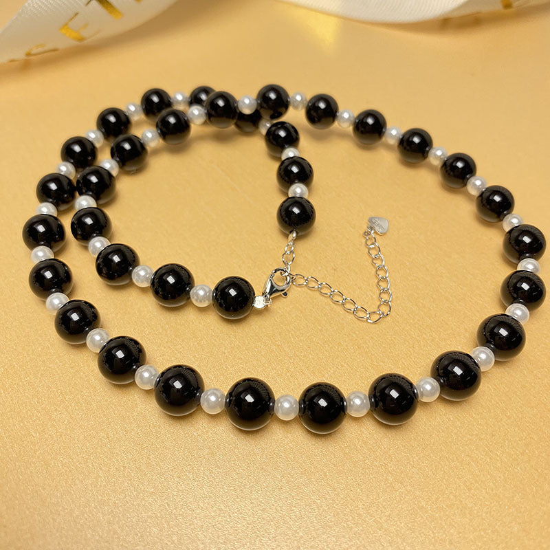 Colliers de rue Cool tendance neutres en perles d'agate pour femmes