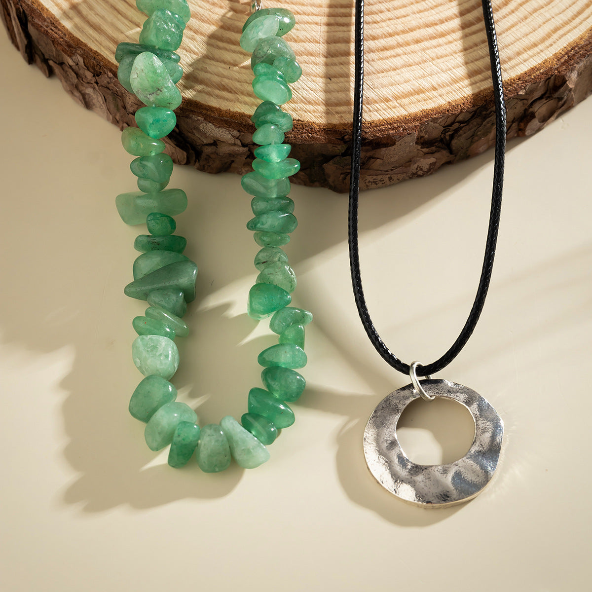 Women's Beaded Retro Simple Personality Wax Line Necklaces