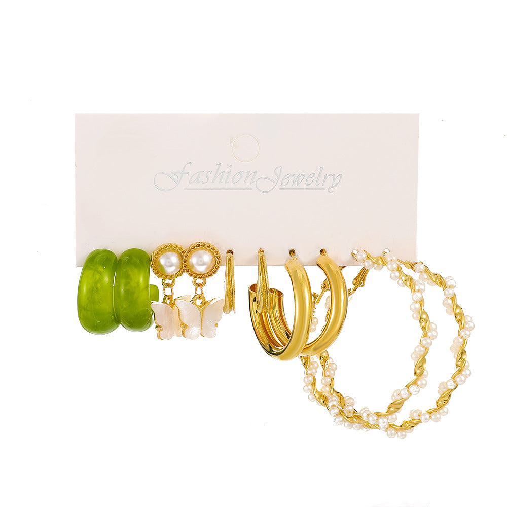 Women's Suit Exaggerated And Personalized Creative Geometric Earrings