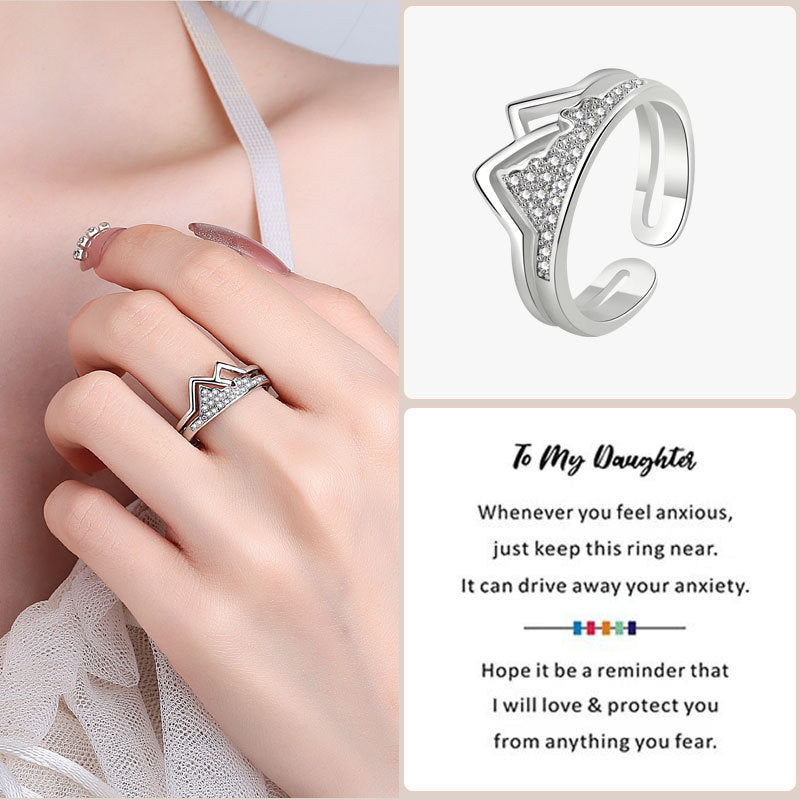 Women's Design Open Fashion Inlaid Zirconium Simple Rings