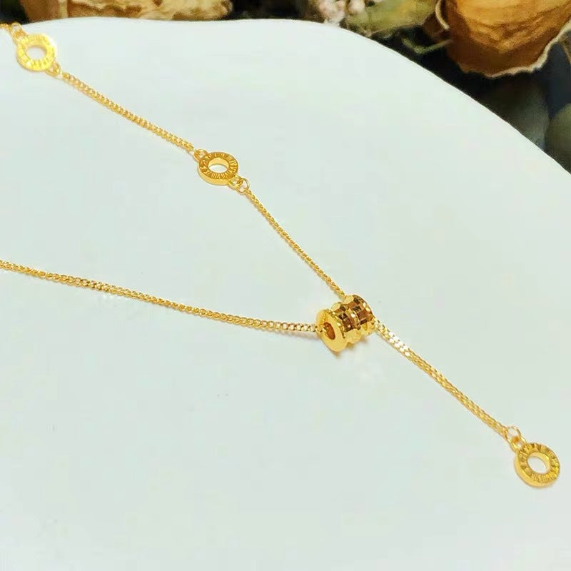 Colliers de perles porte-bonheur de luxe léger à pampilles, personnalité polyvalente