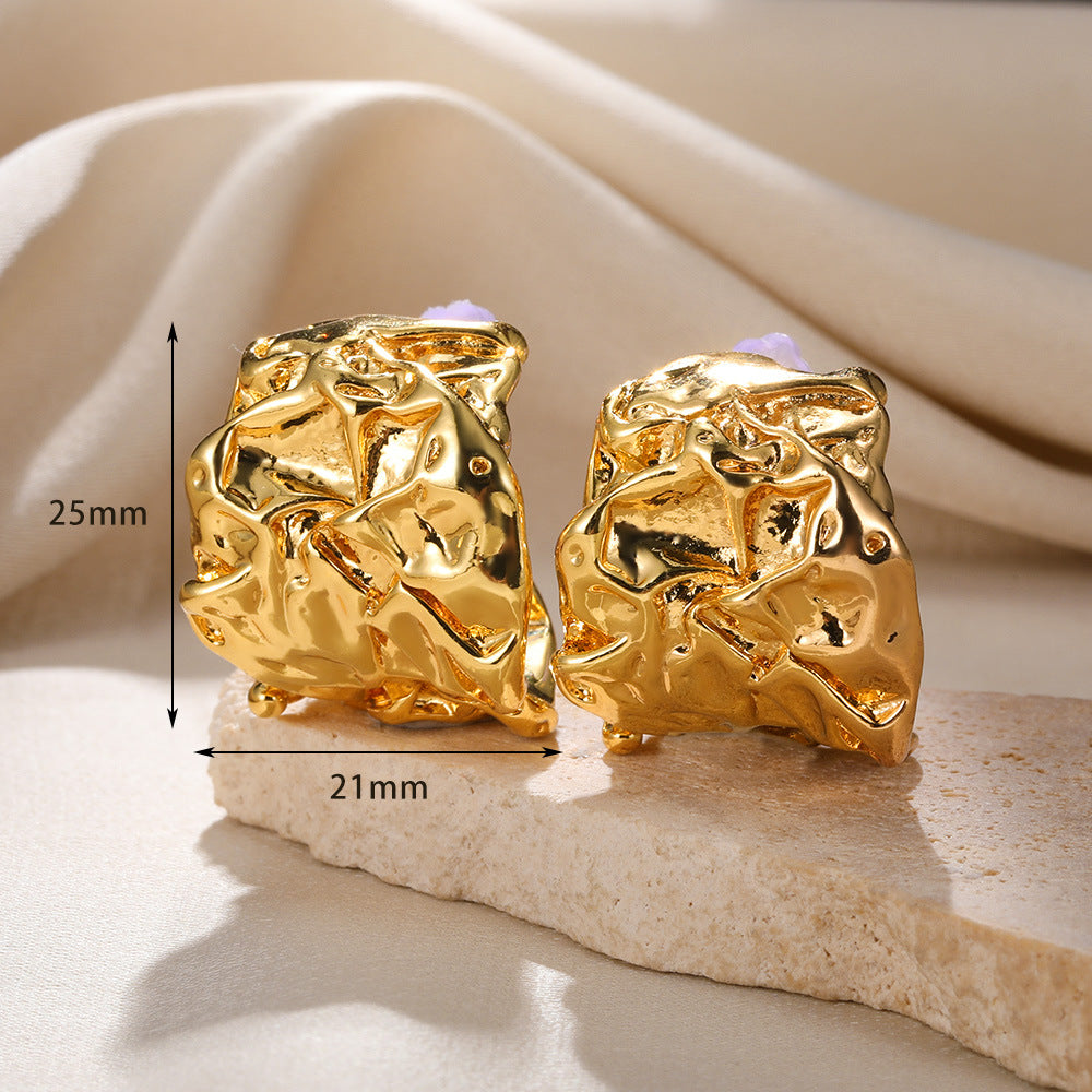 Shaped Graceful Creative Fashionable Design Sense Earrings