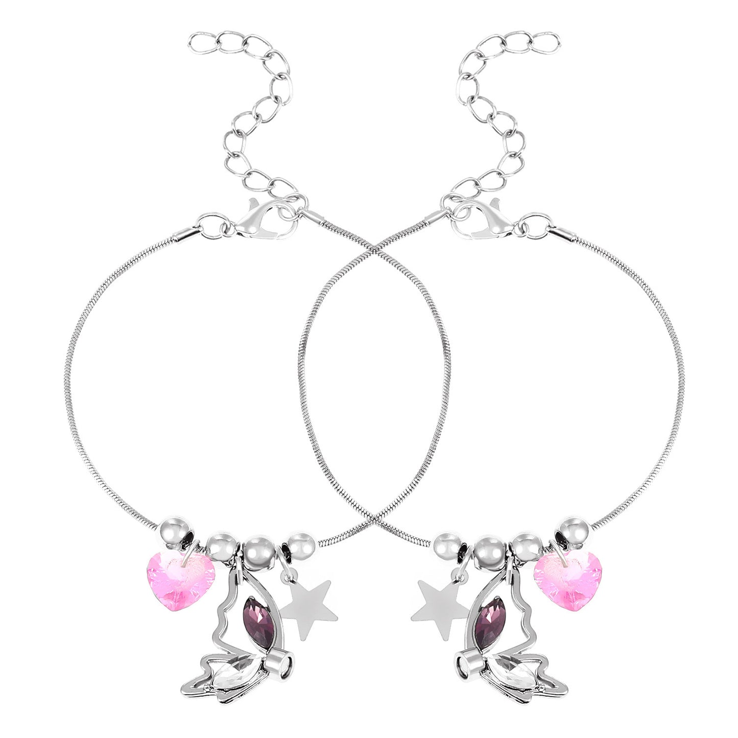 Colliers pendentif magnétique papillon bon ami, couture de Niche
