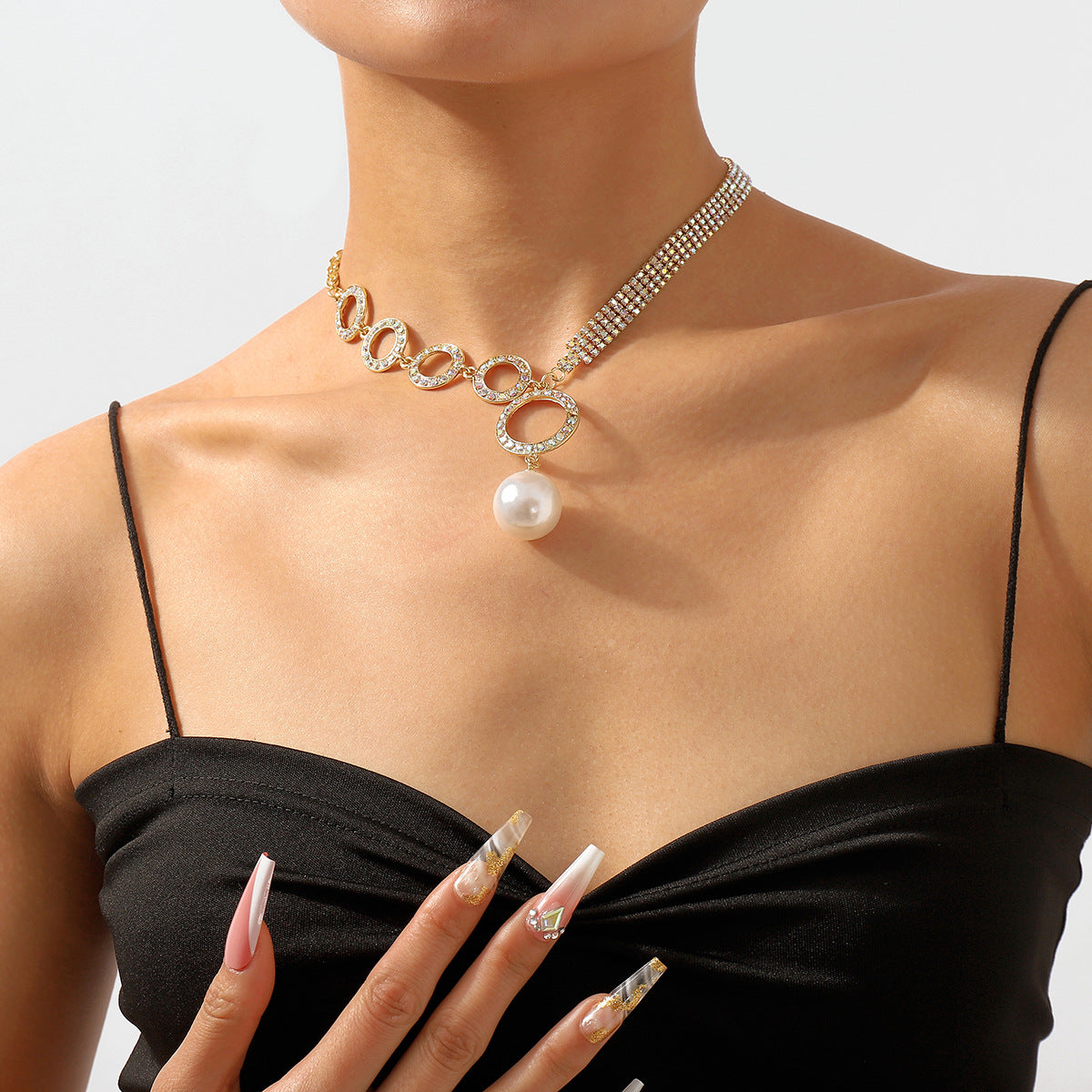 Luxury Style Minority Fashion Clavicle Imitation Pearl Necklaces