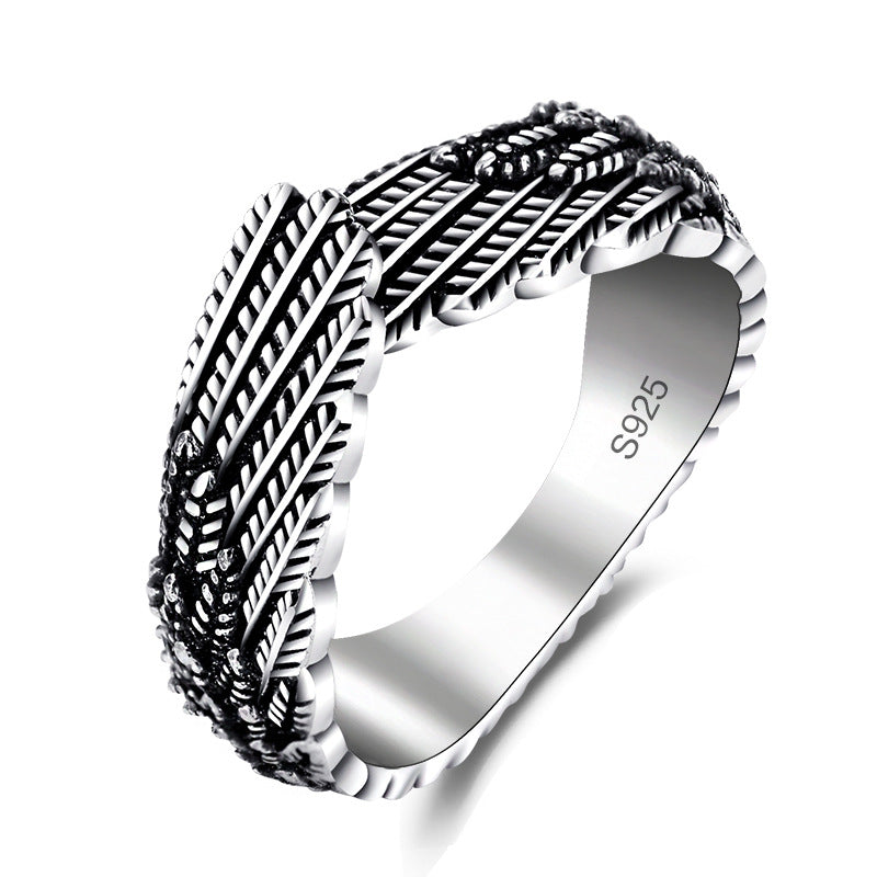 Women's & Men's Angel Wings For And Fashion Retro Trend Rings