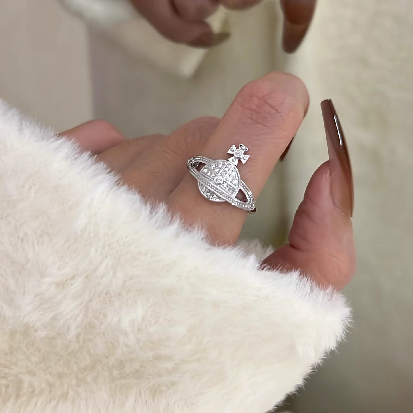 Offene Doppelplaneten-Persönlichkeit, trendige coole Flash-Zwillingsfreie Ringe