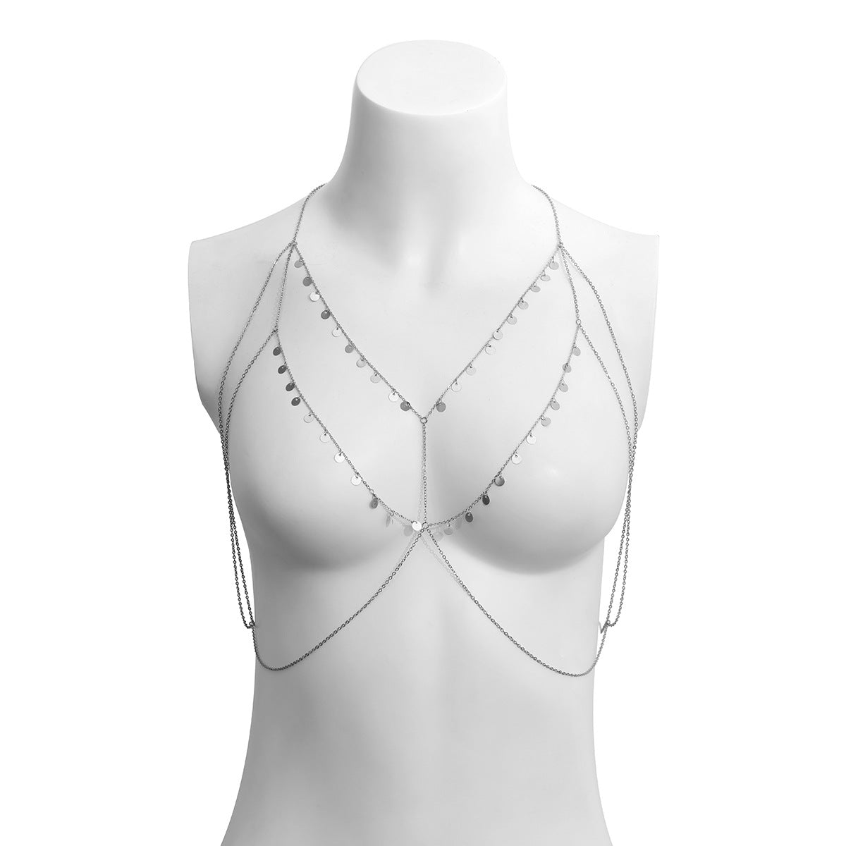 Colliers de perles de cuivre ornement de reliure de cou sexy