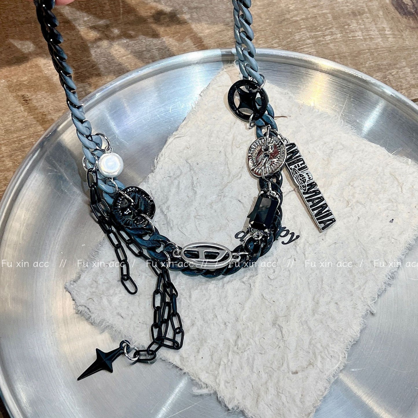 To Gray Love Tassel Sweet Cool Necklaces