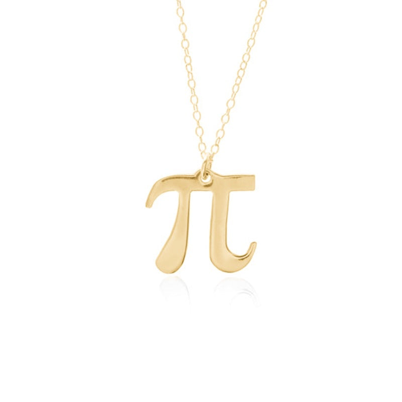 Women's Cursive English Letters Titanium Steel Symbol Clavicle Necklaces