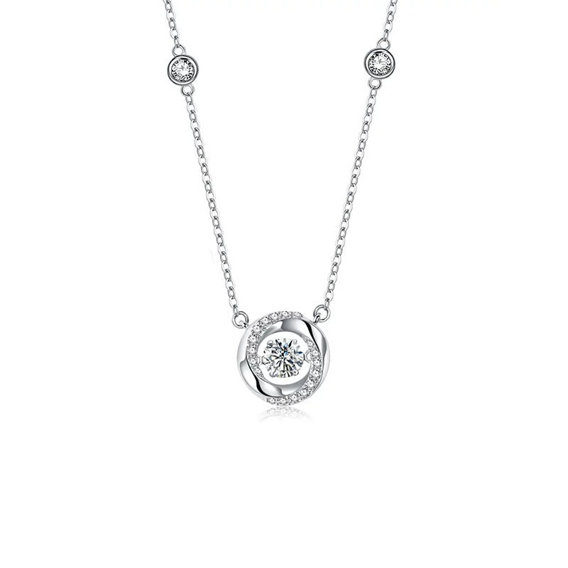 Mobius Strip Sterling Sier pour colliers légers pour femmes