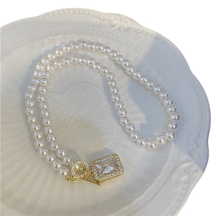 Colliers de clavicule chinois perlés à boucle de haute qualité pour femmes