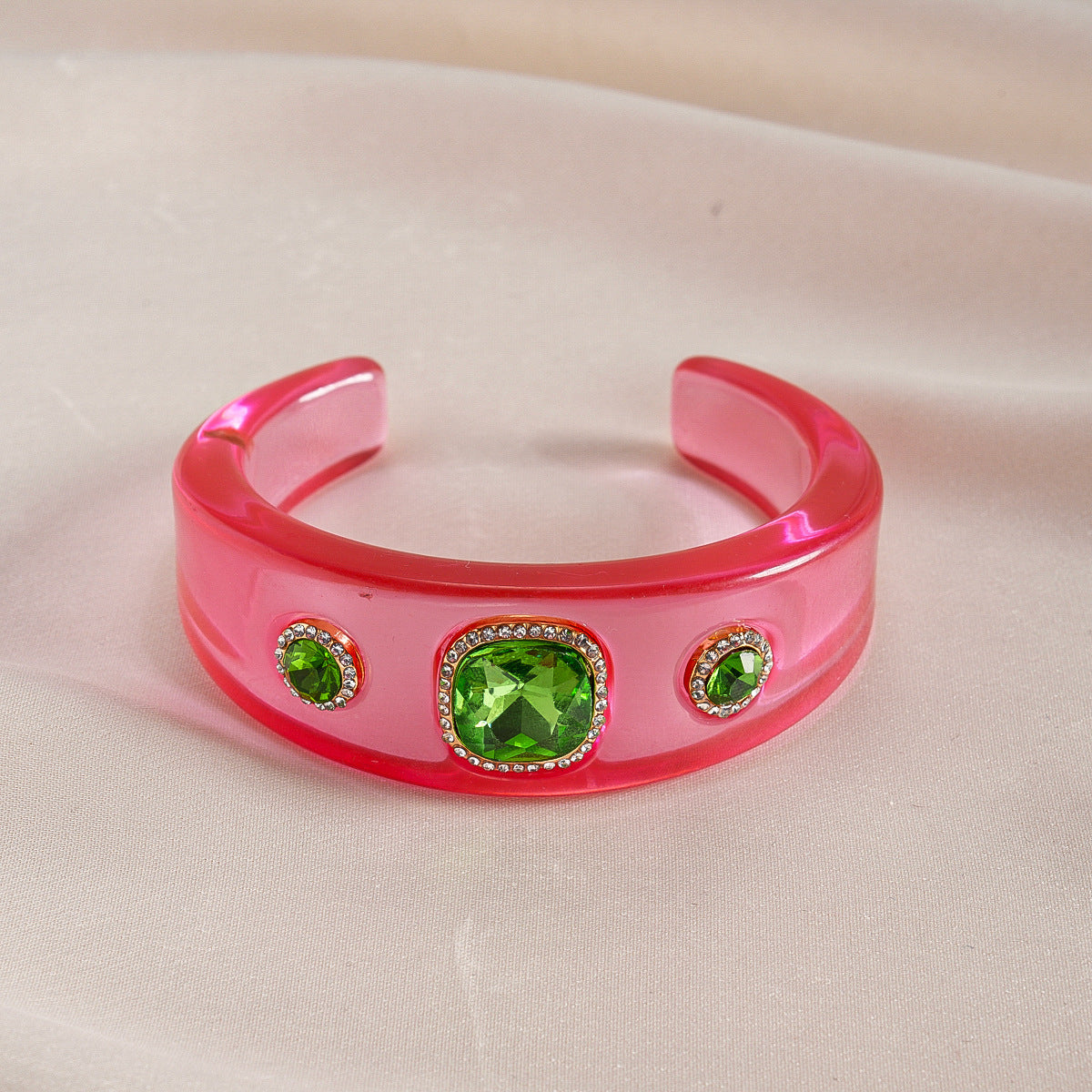 Women's Irregular Resin Minority Simple Retro Temperament Personality Fashion Design Unique Bracelets