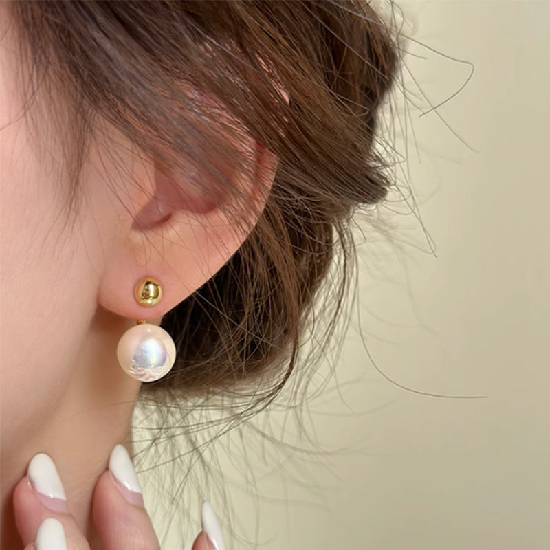 Bagues Vintage en perles françaises pour femmes, Design d'aiguille en Sier