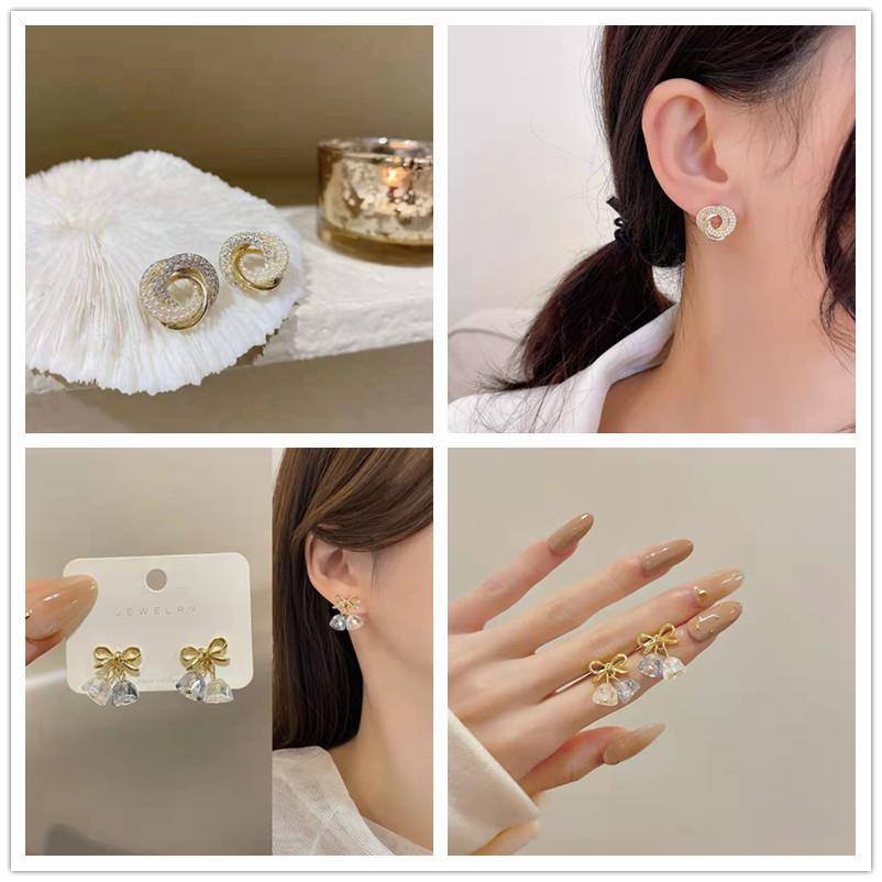 Zircon Elegant Simple Fashion Style Female Earrings