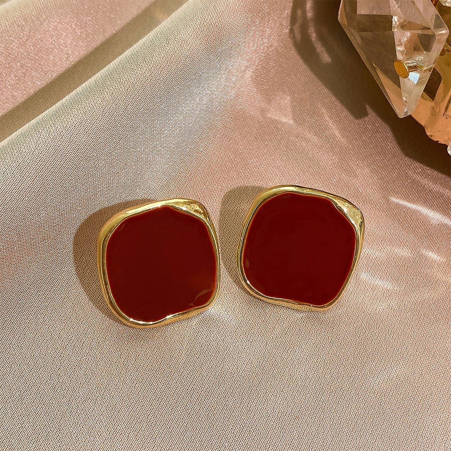 Women's Style Sier Needle Elegant High-grade Warm Earrings