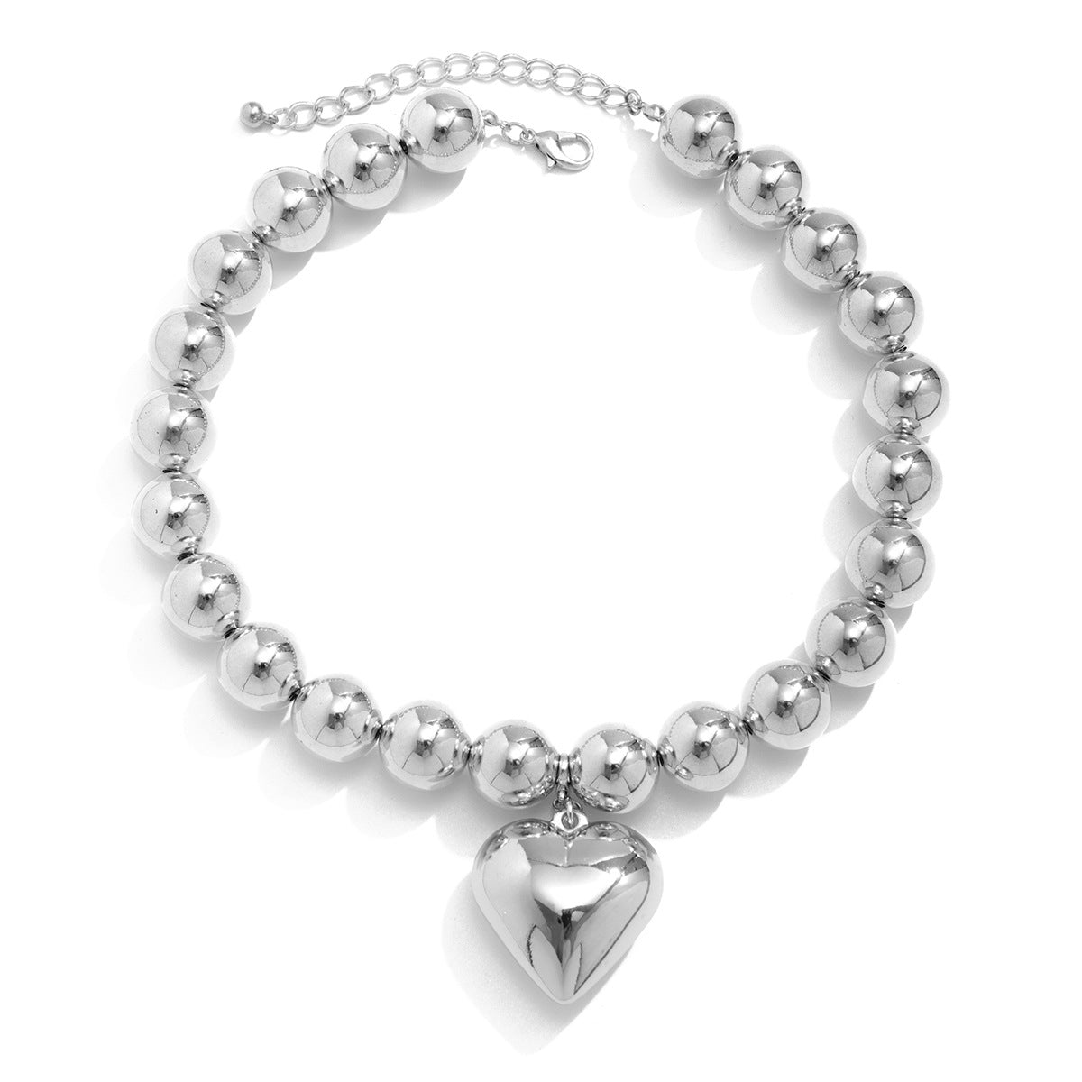 Round Beads Twin Temperamental Minority Detachable Necklaces