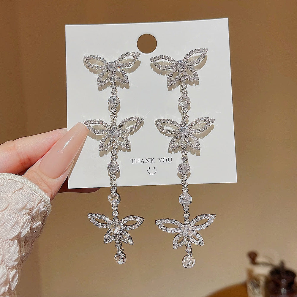 High-grade Exquisite Exaggerated Long Female Fashion Earrings