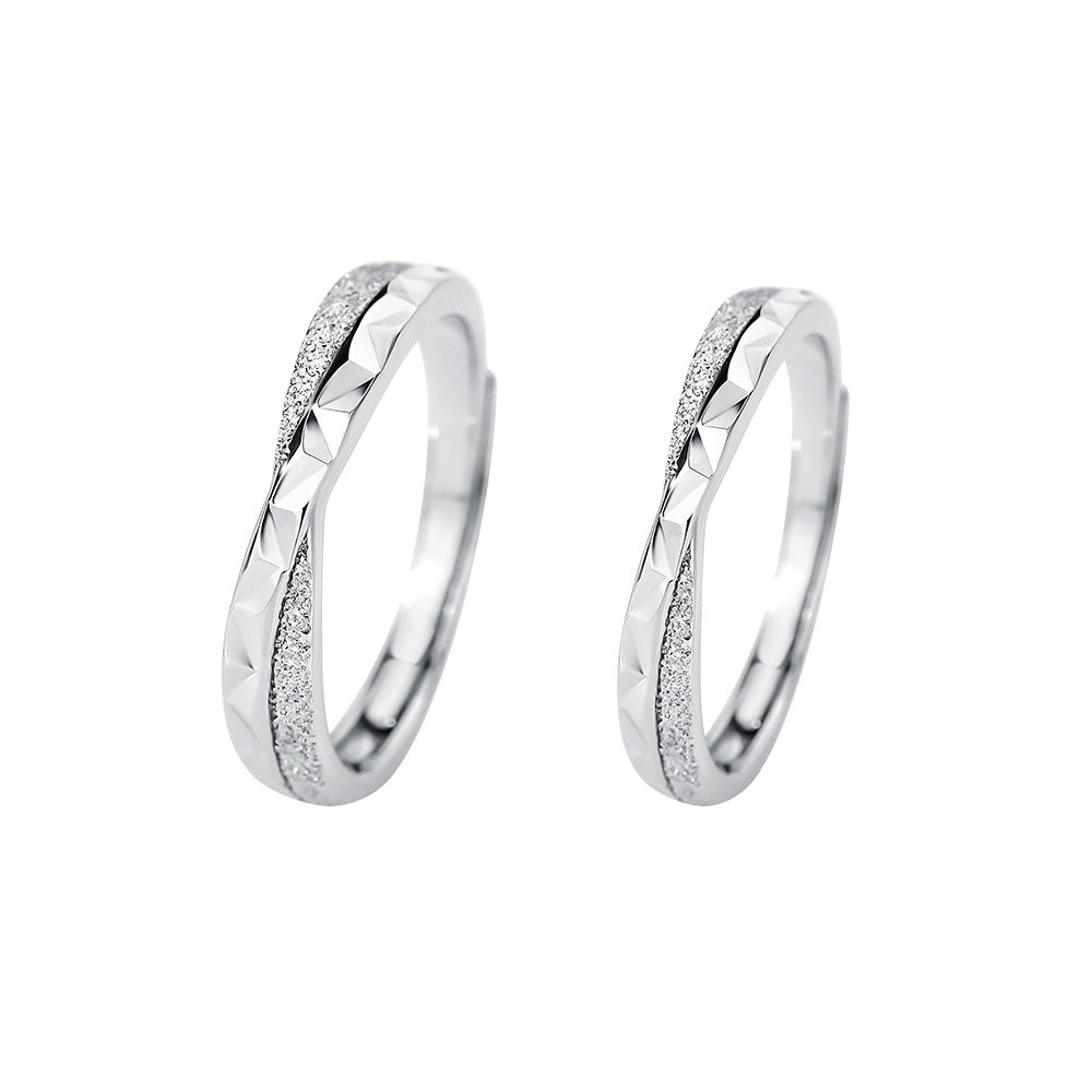 Women's & Men's Valentine's Day Star Sea Couple Simple Rings