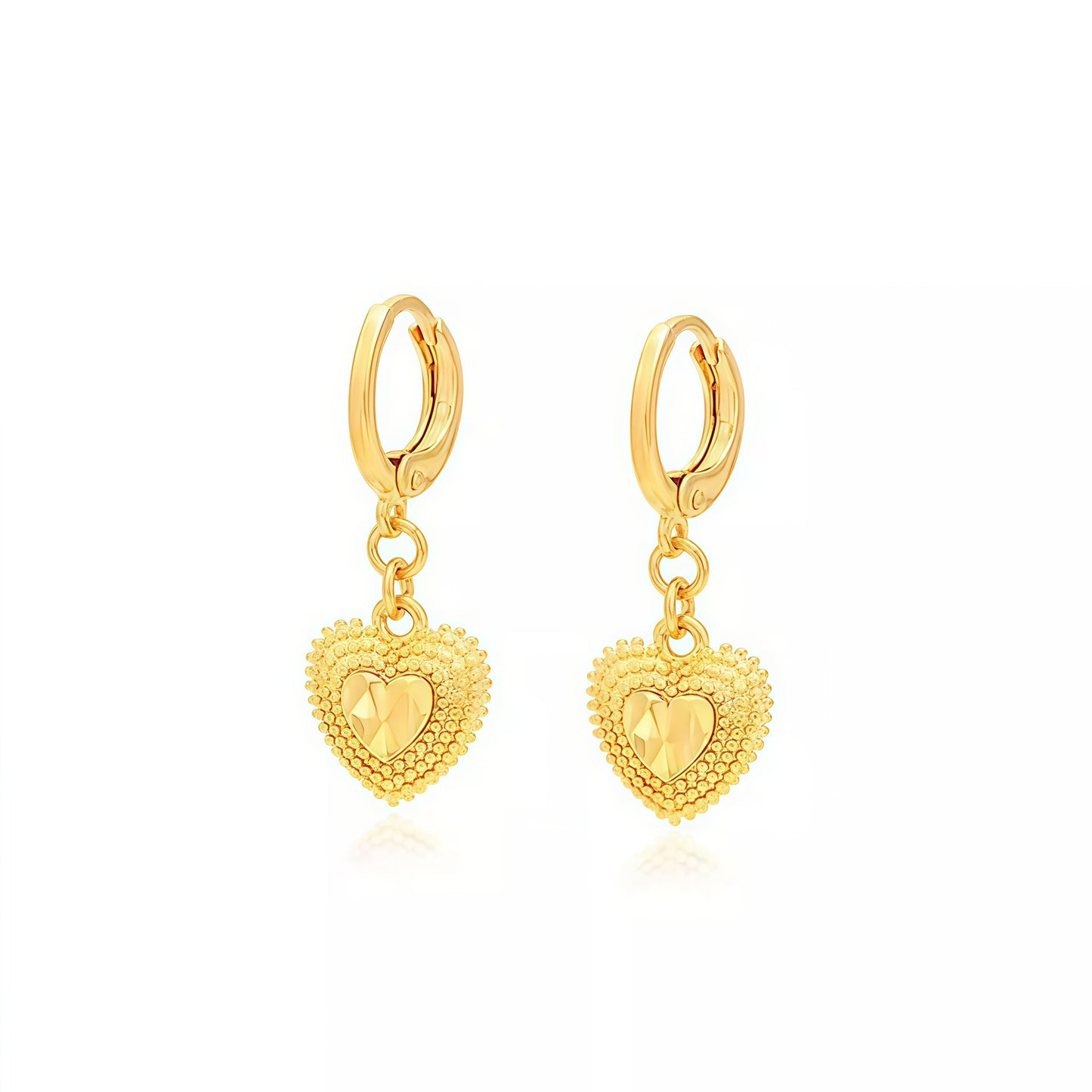 Women's Gold Simple Fashion Peach Style Gift Earrings