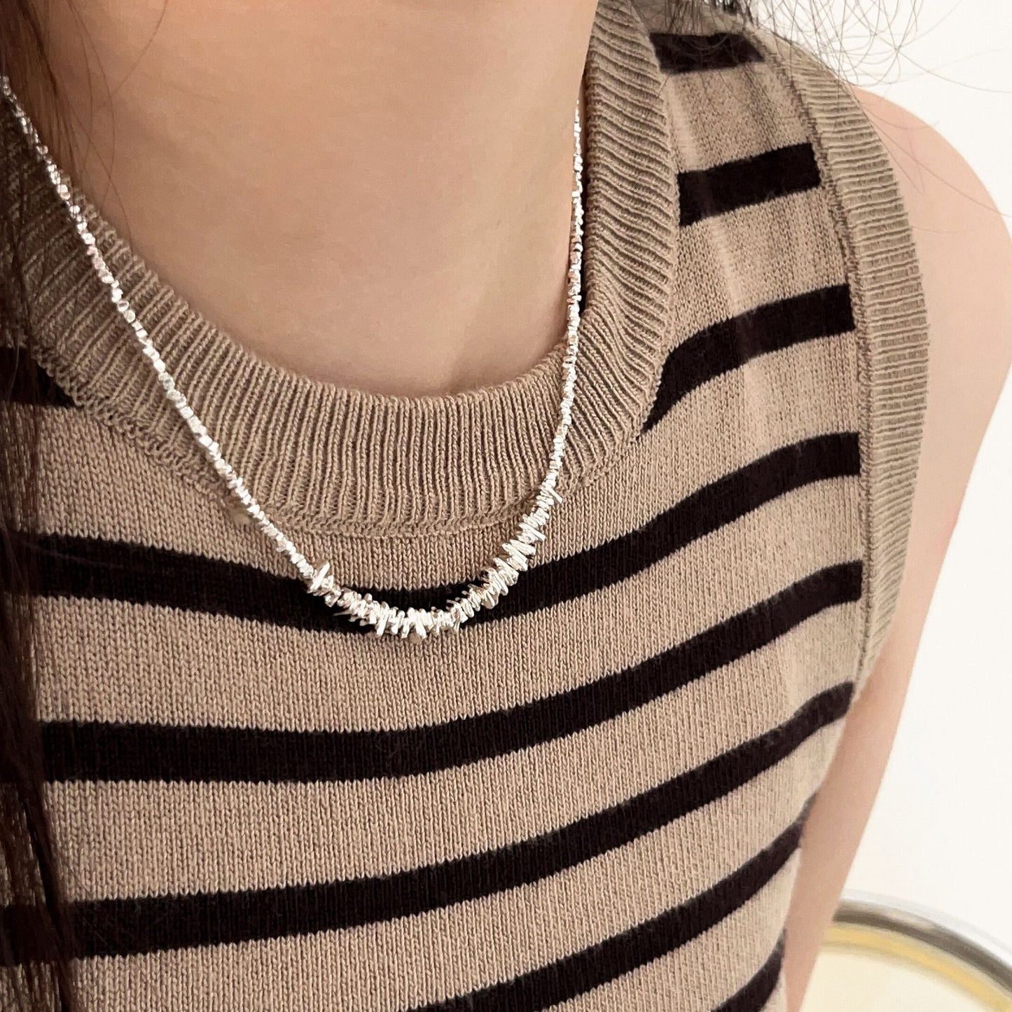Pièces de colliers jumeaux de luxe Flash Light pour femmes