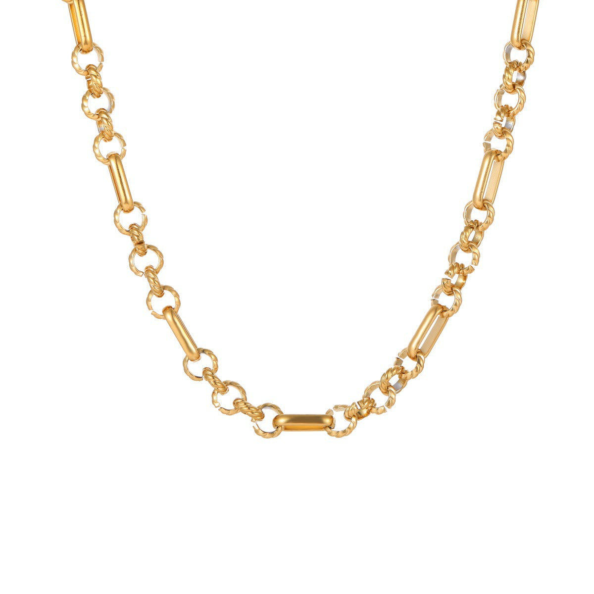 Luxury Vachette Clasp Chain Female Affordable Fashion Jewelry Set