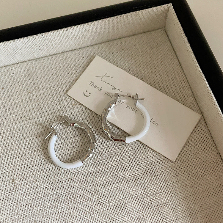 Boucles d'oreilles personnalisées simples pour femmes, Design d'oreille Sense Niche