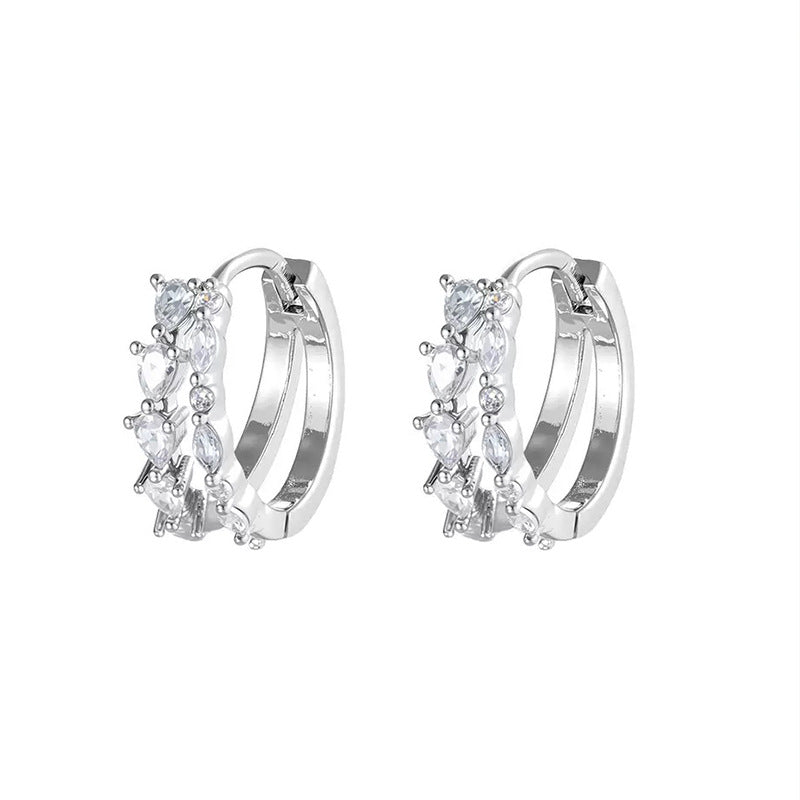 Women's Super Shiny Exquisite Simple Clip Cochlear Niche Unique Ear Buckle