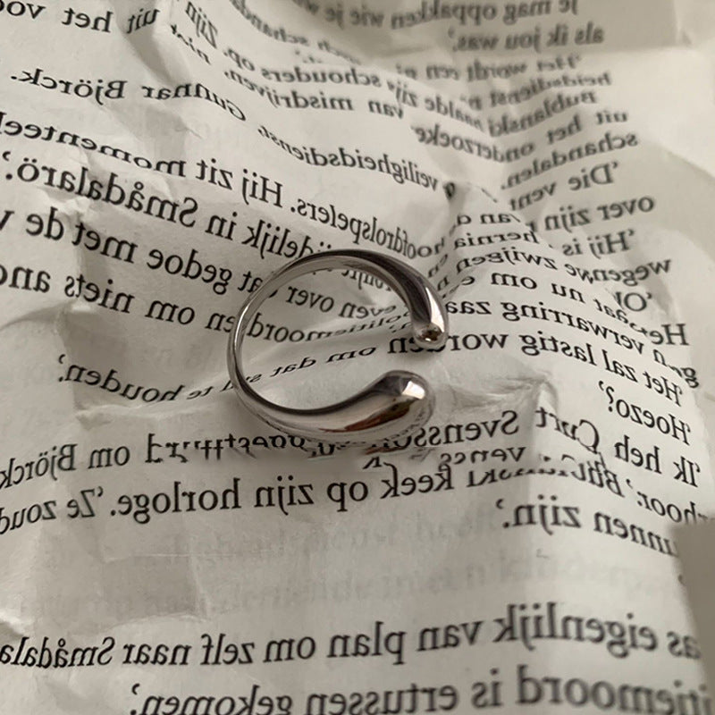 Staggered Metal Open Suit Female Design Simple Rings