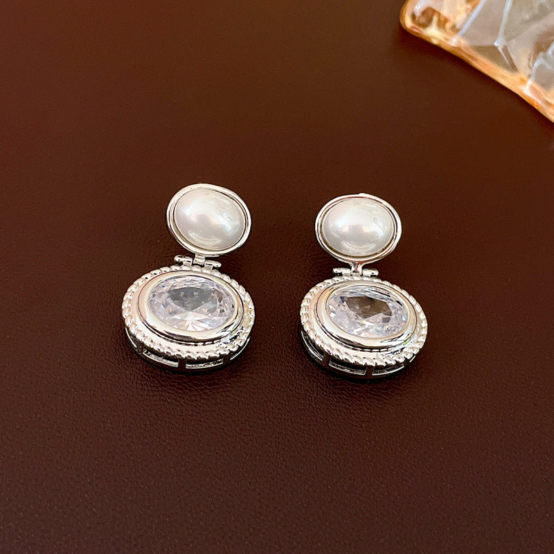 Bagues en Zircon avec nœud papillon, goutte d'eau, perle, abordable, luxe, mode, haute qualité