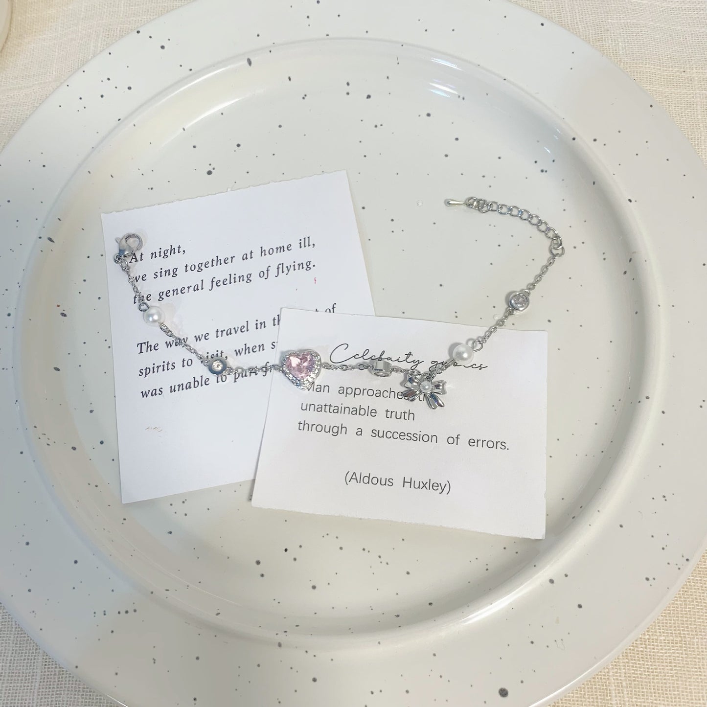 Bracelets de minorité de luxe légers pour femmes, perles de Zircon