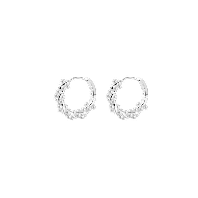 Pearl Clip Female Niche Temperament Retro Affordable Ear Buckle
