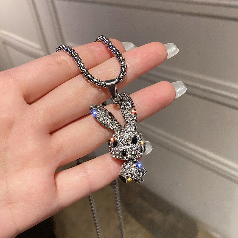 Women's Accessories Long Pendant Titanium Steel Trendy Hip Hop Sweater Necklaces