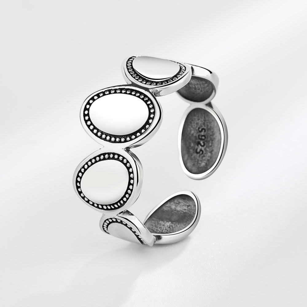 Damen für Design, trendige Mode, Persönlichkeit, hohe Ringe