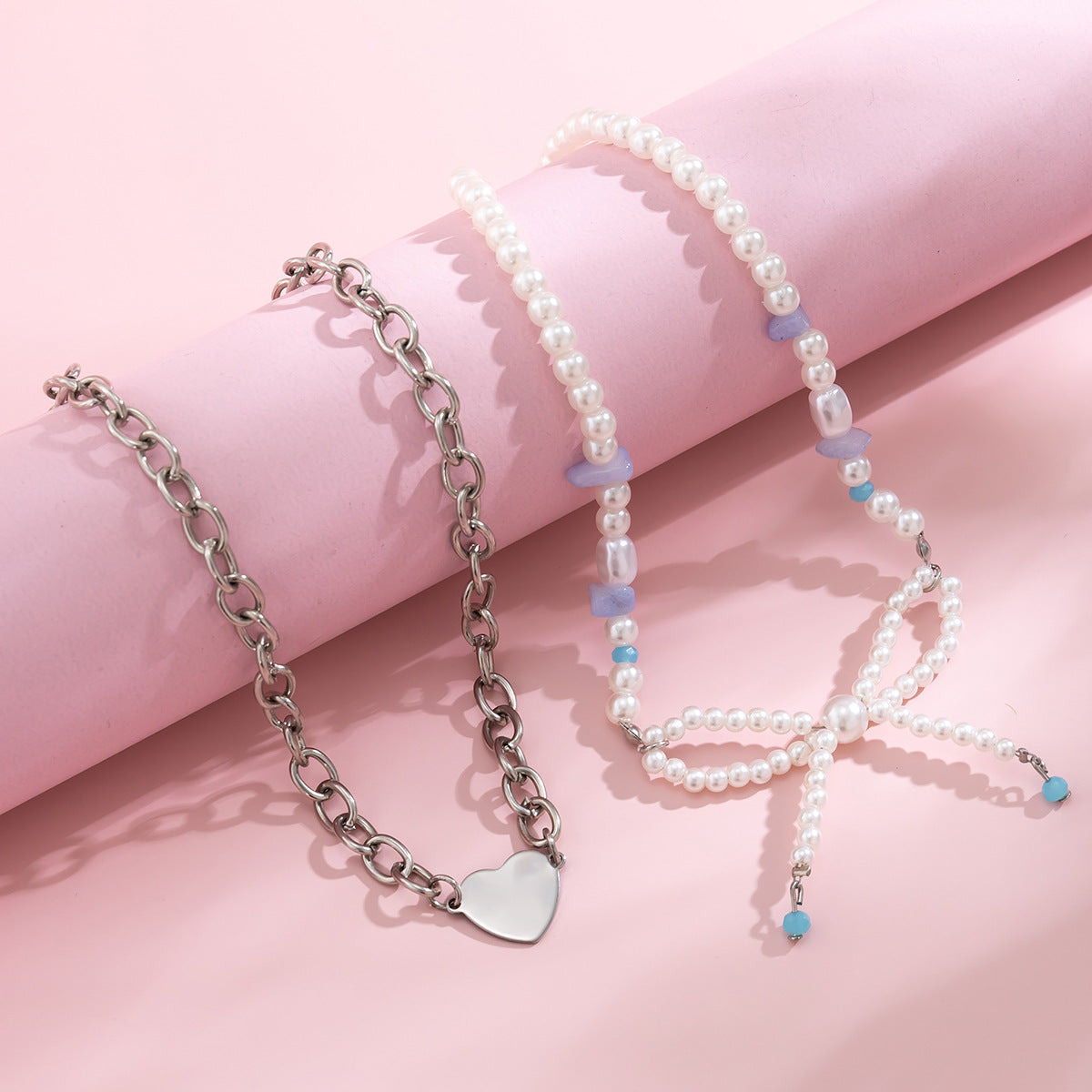 Bijoux Niche Imitation Perle Amour Doux Colliers