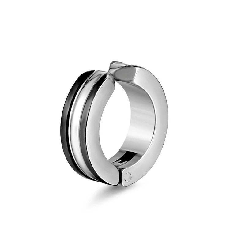 Women's & Men's Clips Retro Stainless Steel Titanium Personality Ear Clip