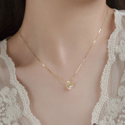 Women's Little Swan For Light Luxury Minority Necklaces
