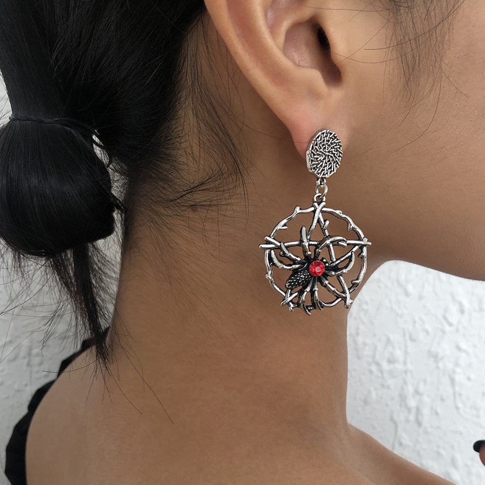 Halloween Exaggerated Dark Eccentric Personality Design Earrings