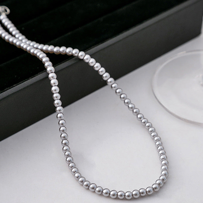 Colliers de luxe abordables élégants rétro de style français pour femmes