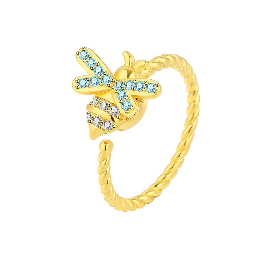 Rotatable Adjustable Anxiety Relieving Pressure Sier Rings