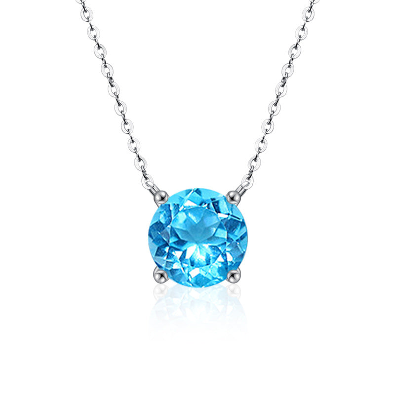 Women's Sterling Sier Simple Light Luxury Classic Clavicle Necklace
