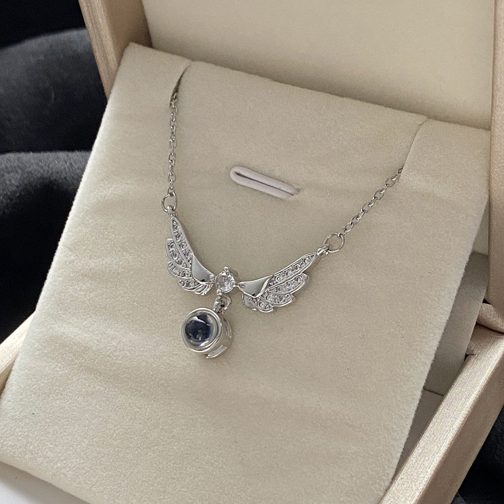 Micro Inlaid Zircon Flower Short Style Versatile Necklaces