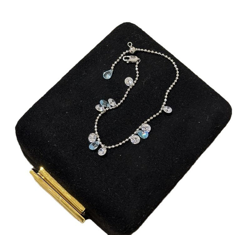 Women's Zircon Tassel For Light Luxury Minority Design High Sense Bracelet