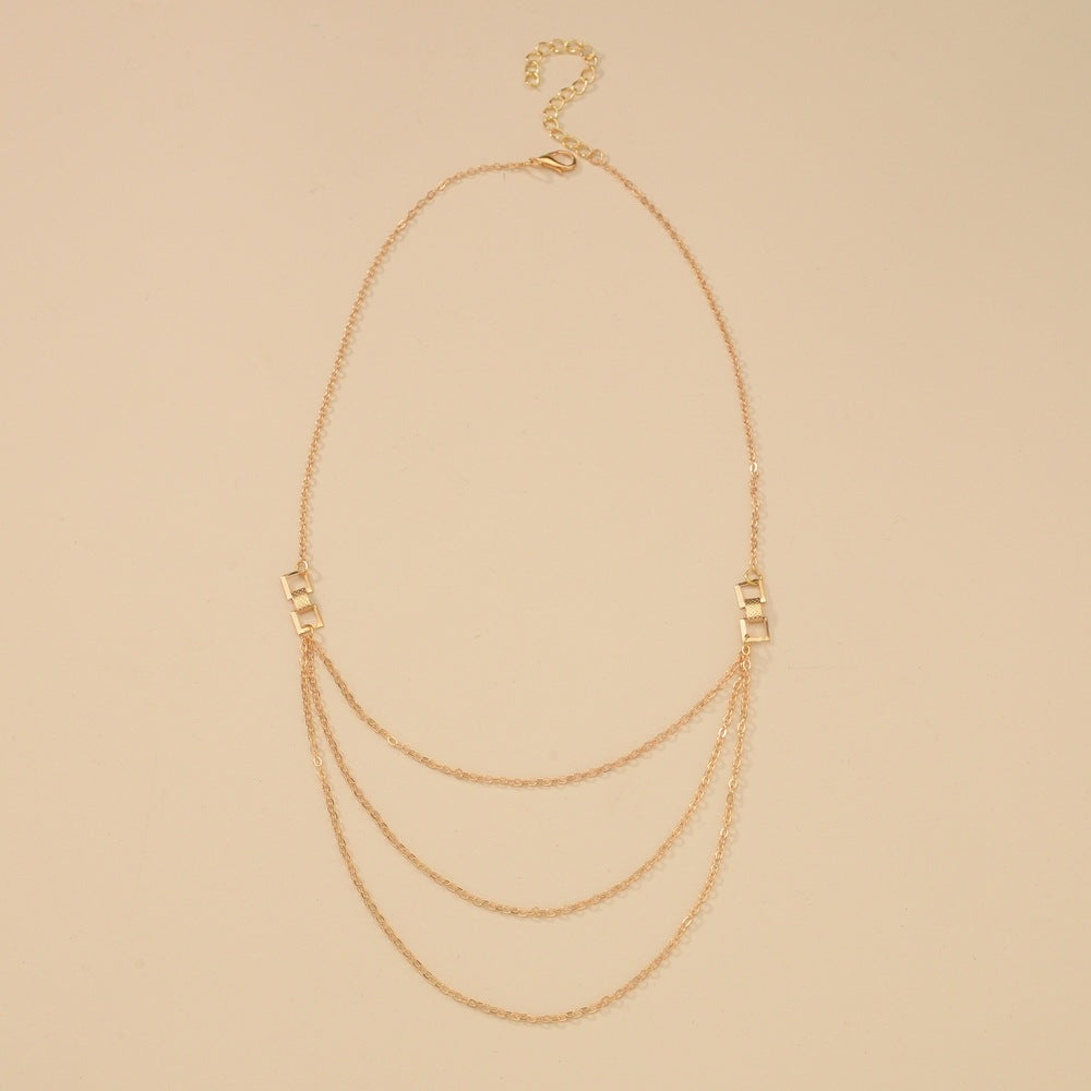 Colliers d'accessoires de clavicule de gland de chaîne rétro de mode