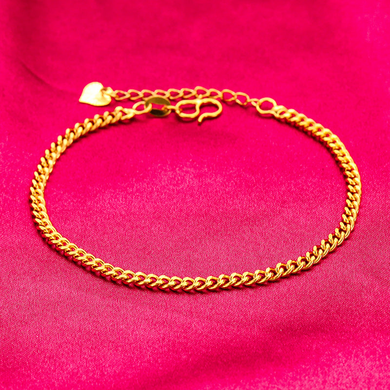 Reverse Mold Simple Chopin Twist Flat Alluvial Live-Armbänder für Damen