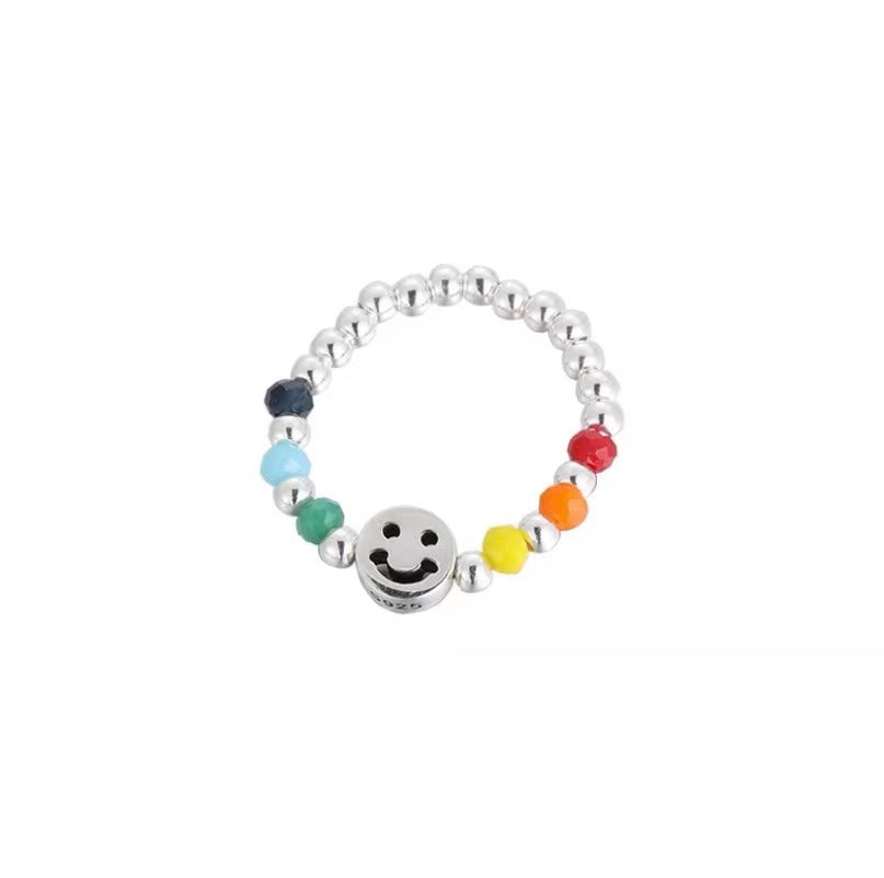 Design Cute Light Luxury Exquisite Rainbow Smiley Bracelets