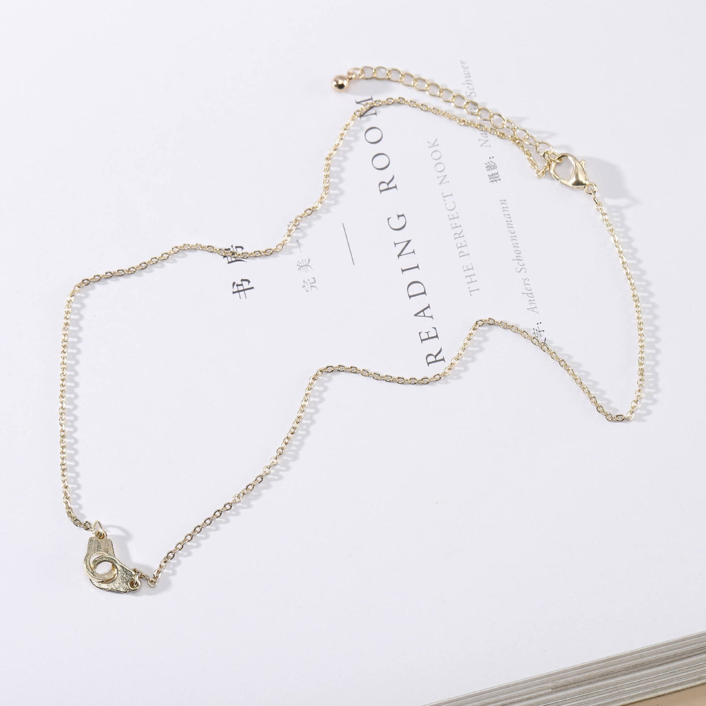 Women's Fashion Double Buckle Summer Chain Golden Necklaces
